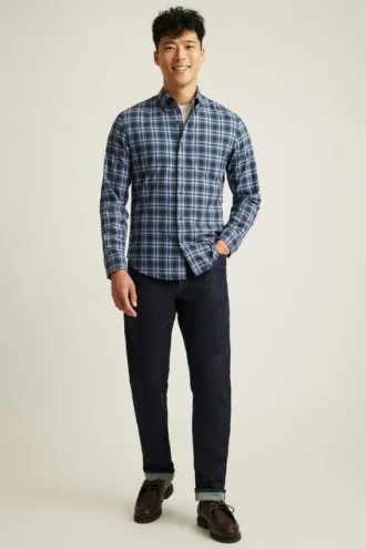 Chemise en flanelle légère et extensible