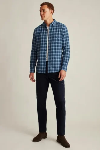 Chemise en flanelle légère et extensible