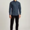Chemise en flanelle légère et extensible