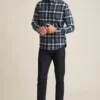 Chemise en flanelle légère et extensible