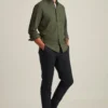 Chemise en flanelle légère et extensible