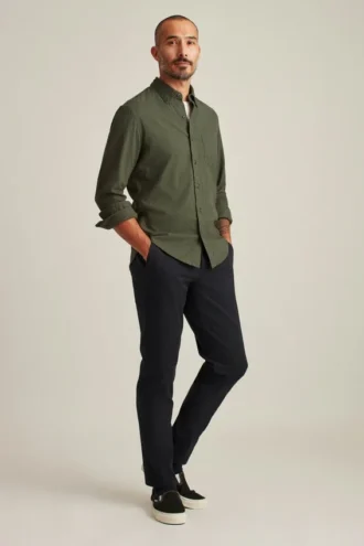 Chemise en flanelle légère et extensible