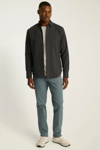 Chemise en flanelle légère et extensible