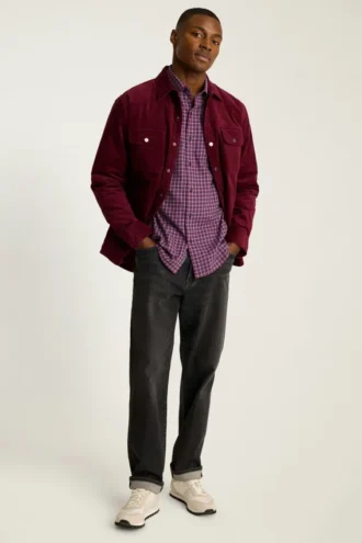 Chemise en flanelle légère et extensible