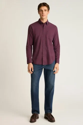 Chemise en flanelle légère et extensible