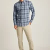 Chemise en flanelle légère et extensible