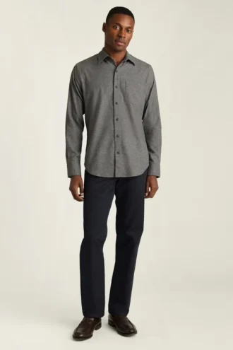 Chemise en flanelle légère et extensible