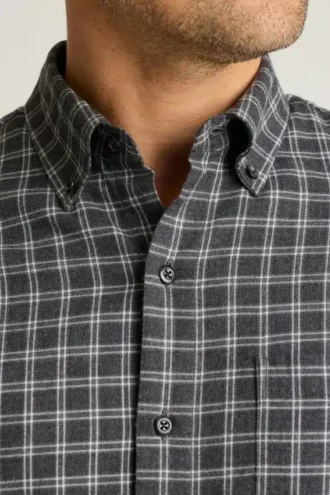 Chemise en flanelle légère et extensible