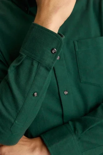 Chemise en flanelle légère et extensible