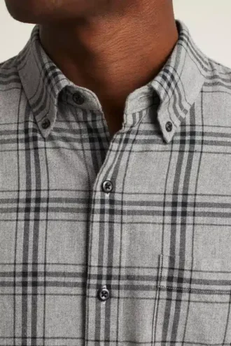 Chemise en flanelle légère et extensible