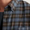 Chemise en flanelle légère et extensible