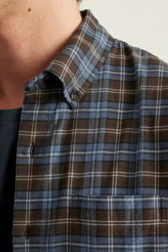 Chemise en flanelle légère et extensible