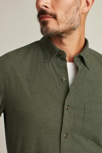 Chemise en flanelle légère et extensible