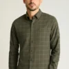 Chemise en flanelle légère et extensible