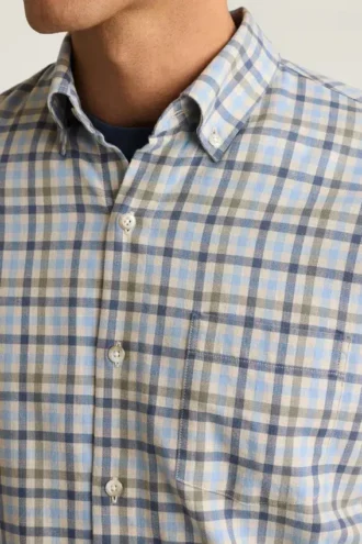 Chemise en flanelle légère et extensible