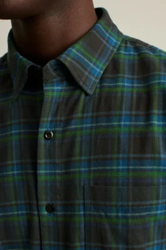 Chemise en flanelle légère et extensible