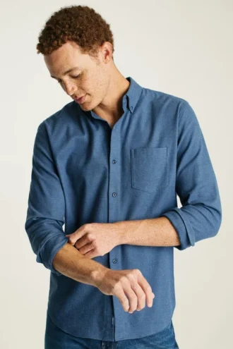 Chemise en flanelle légère et extensible