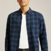 Chemise en flanelle légère et extensible