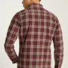Chemise en flanelle légère et extensible
