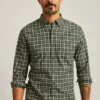 Chemise en flanelle légère et extensible