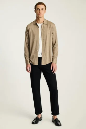 Chemise en laine mérinos haute performance