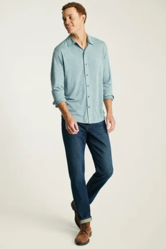 Chemise en laine mérinos haute performance