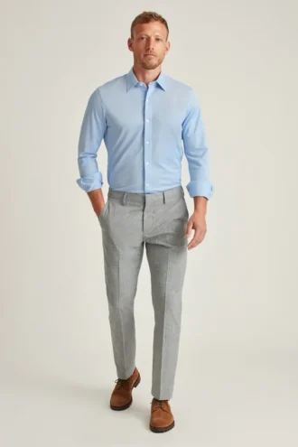 Chemise en piqué tricoté