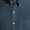 Chemise en Tencel teinte en pièce | Chemise boutonnée en Tencel douce et respirante