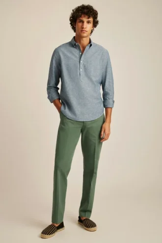 Chemise facile à enfiler en lin