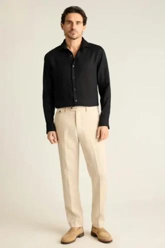 Chemise habillée à col italien pour homme par Bonobos | Coupe Cooper décontractée et raffinée