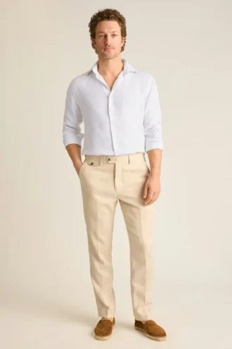 Chemise habillée à col italien pour homme par Bonobos | Coupe Cooper décontractée et raffinée