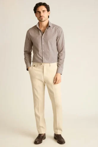 Chemise habillée à col italien pour homme par Bonobos | Coupe Cooper décontractée et raffinée