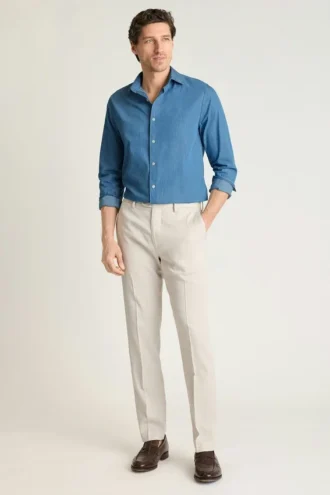 Chemise habillée à col italien pour homme par Bonobos | Coupe Cooper décontractée et raffinée