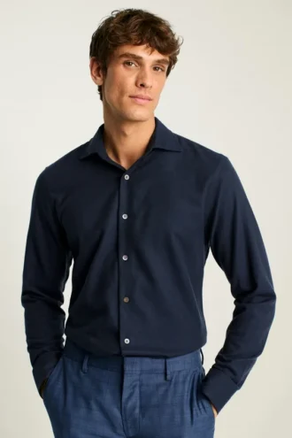 Chemise habillée en laine mérinos haut de gamme Jetsetter