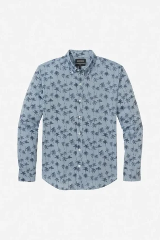 Chemise légère à col boutonné
