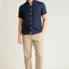 Chemise à manches courtes boutonnée pour homme par Bonobos | Style Montauk revisité