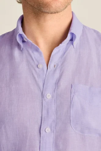 Chemise à manches courtes boutonnée pour homme par Bonobos | Style Montauk revisité