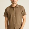 Chemise à manches courtes boutonnée pour homme par Bonobos | Style Montauk revisité
