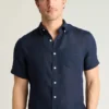 Chemise à manches courtes boutonnée pour homme par Bonobos | Style Montauk revisité