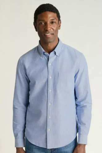 Chemise Oxford de tous les jours : chemise Oxford classique à boutons