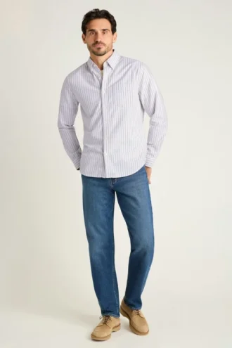 Chemise Oxford de tous les jours : chemise Oxford classique à boutons