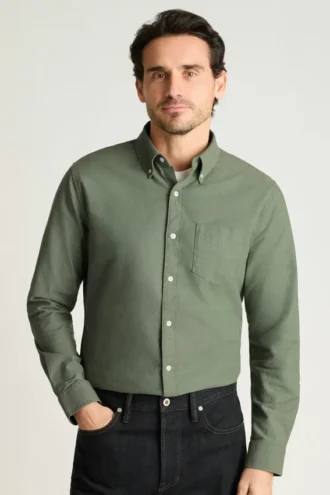 Chemise Oxford de tous les jours : chemise Oxford classique à boutons