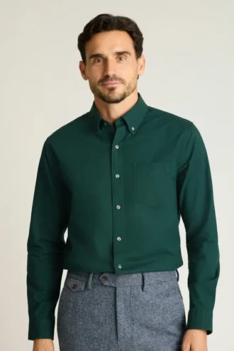 Chemise Oxford de tous les jours : chemise Oxford classique à boutons
