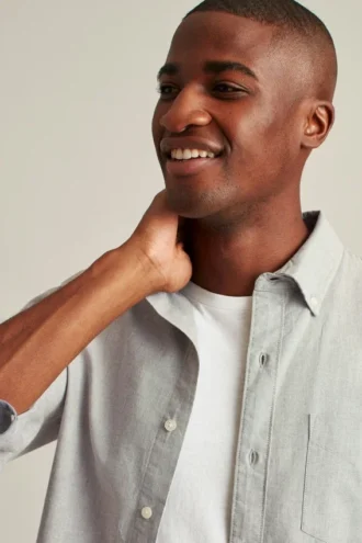 Chemise Oxford de tous les jours : chemise Oxford classique à boutons