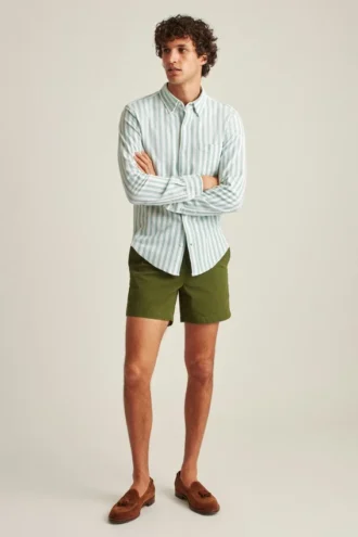 Chemise Oxford en tricot