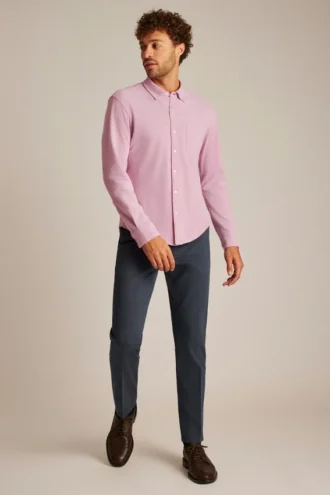 Chemise Oxford en tricot