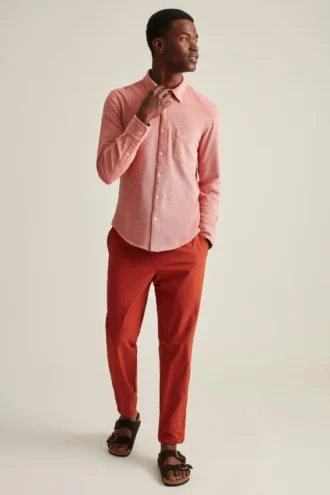 Chemise Oxford en tricot