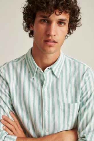 Chemise Oxford en tricot