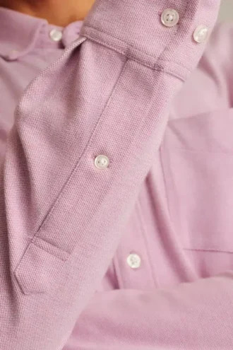 Chemise Oxford en tricot