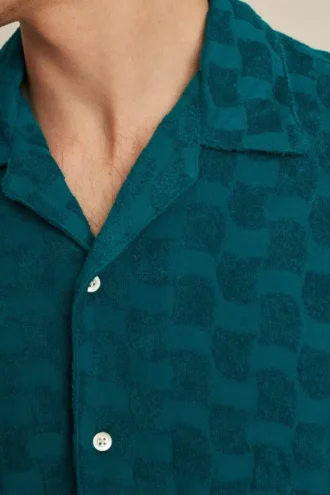 Chemise Riviera Cabana en tissu éponge